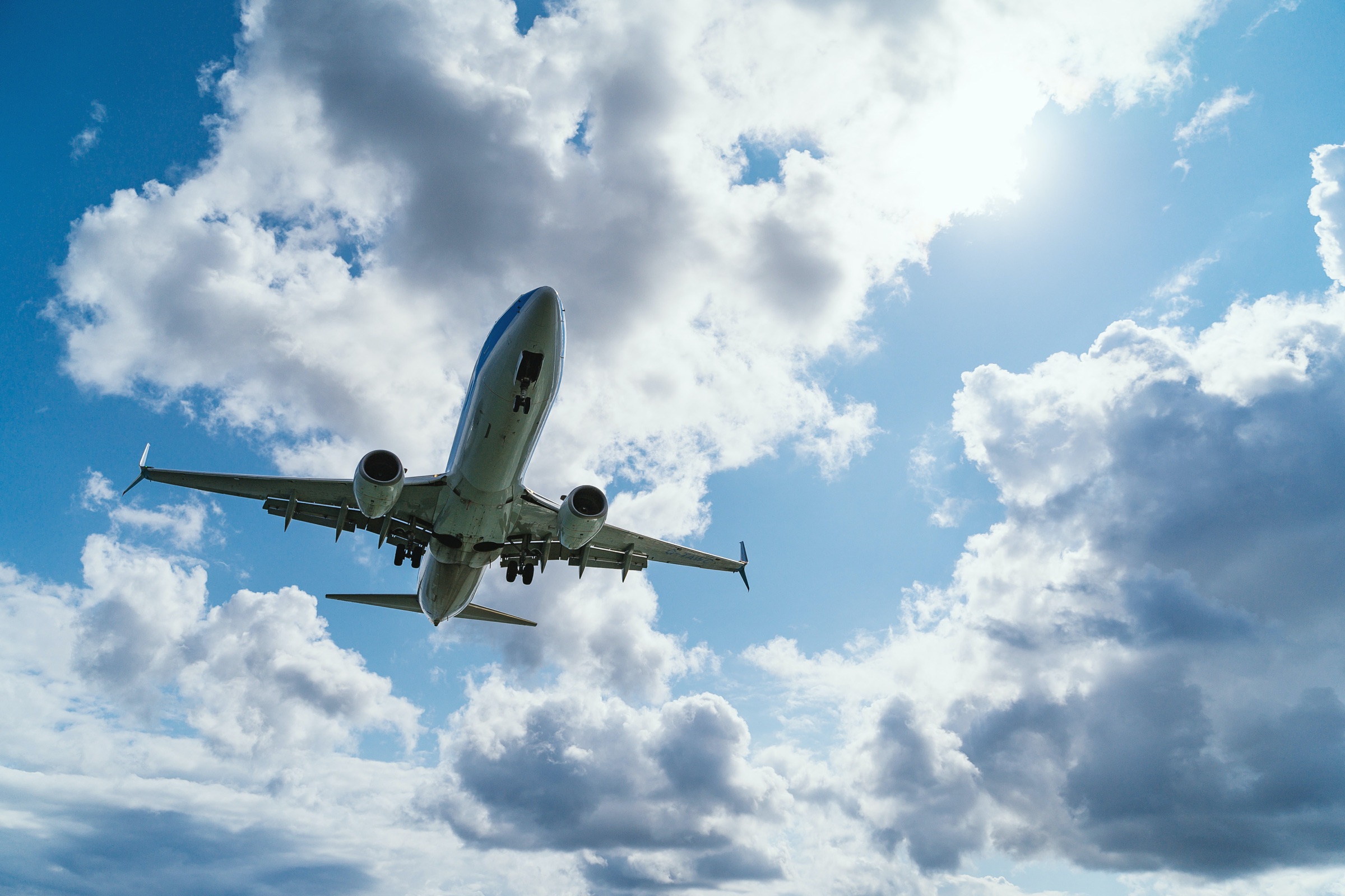 Aircraft climbing — symbol of aviation career training