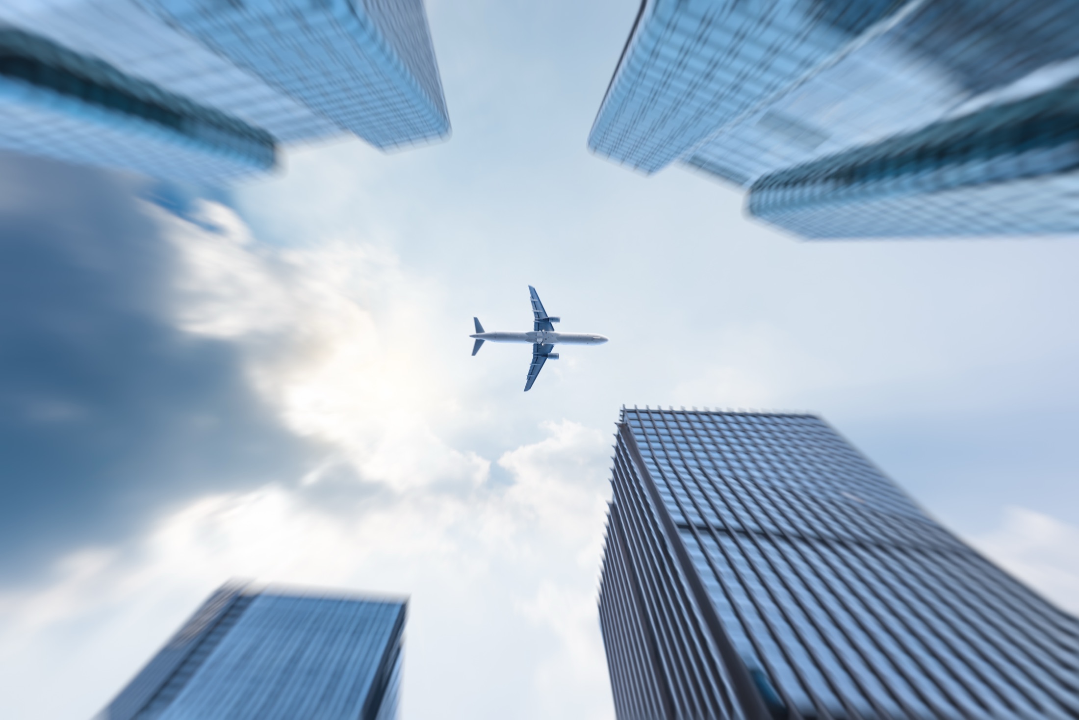 Commercial aircraft in flight — symbol of cargo transformation